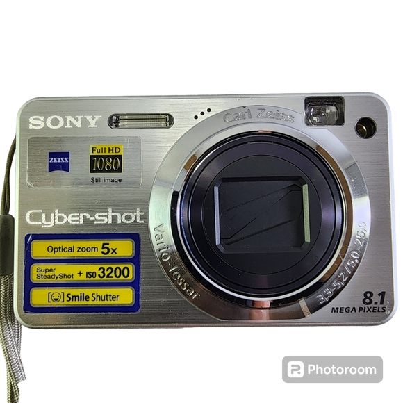 Sony Other - Sony Cyber-shot DSC-W150 8.1 MP 2.7" Screen Digital Camera Silver 5x Zoom 1080